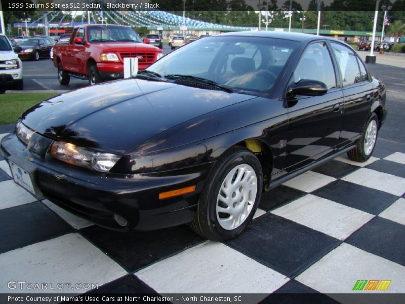 Blackberry / Black 1999 Saturn S Series SL2 Sedan