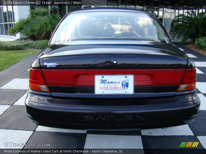 Blackberry / Black 1999 Saturn S Series SL2 Sedan