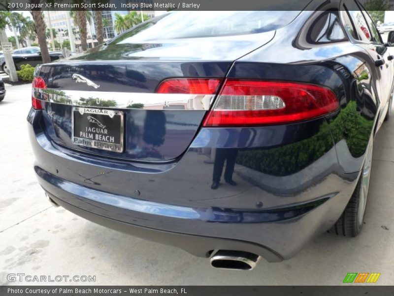 Indigo Blue Metallic / Barley 2010 Jaguar XF Premium Sport Sedan