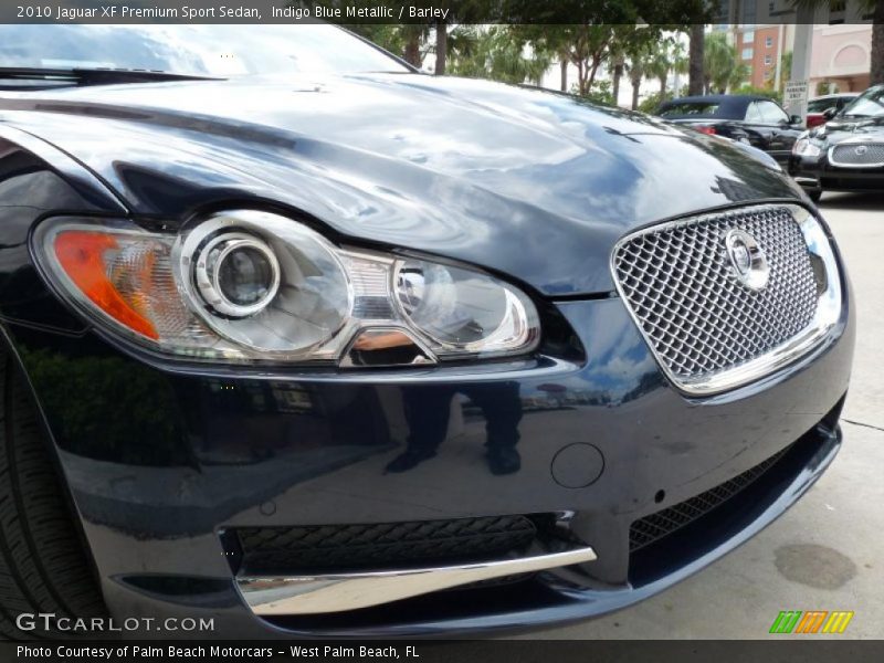 Indigo Blue Metallic / Barley 2010 Jaguar XF Premium Sport Sedan