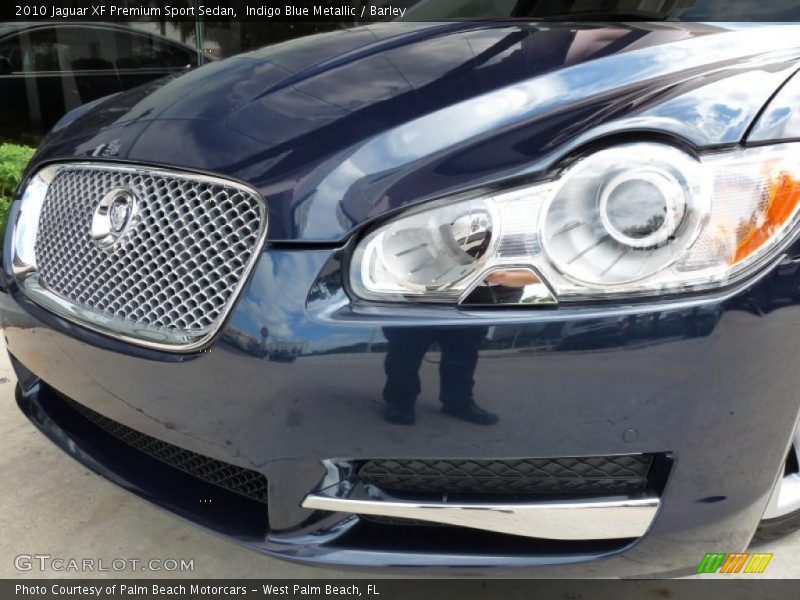 Indigo Blue Metallic / Barley 2010 Jaguar XF Premium Sport Sedan