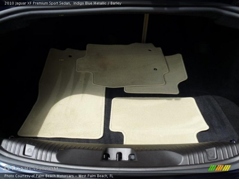 Indigo Blue Metallic / Barley 2010 Jaguar XF Premium Sport Sedan