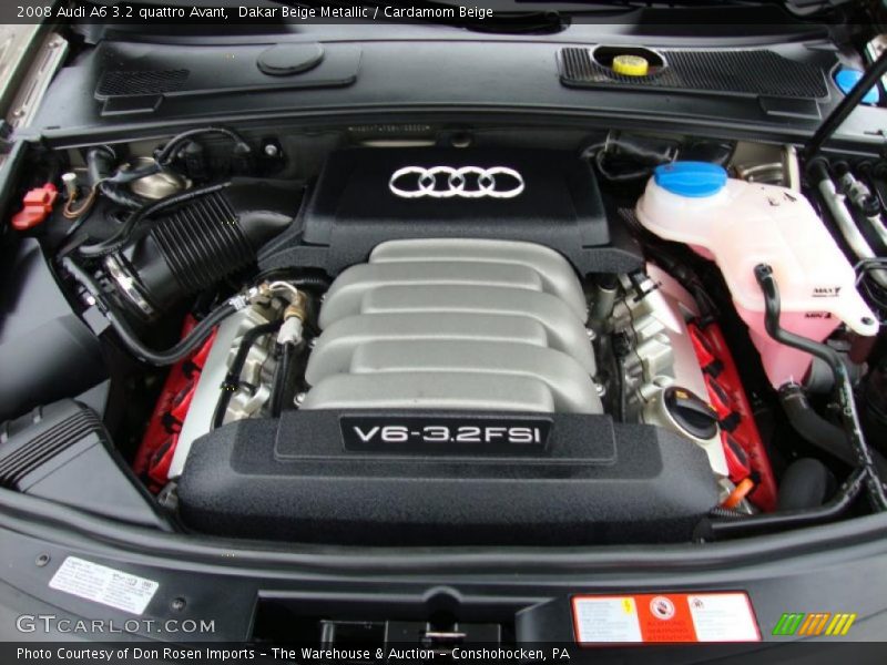 Dakar Beige Metallic / Cardamom Beige 2008 Audi A6 3.2 quattro Avant