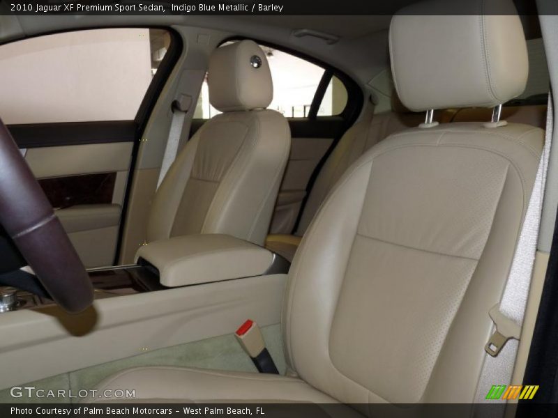 Indigo Blue Metallic / Barley 2010 Jaguar XF Premium Sport Sedan
