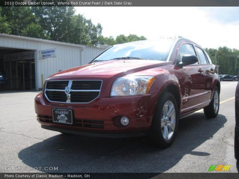 Inferno Red Crystal Pearl / Dark Slate Gray 2010 Dodge Caliber Uptown