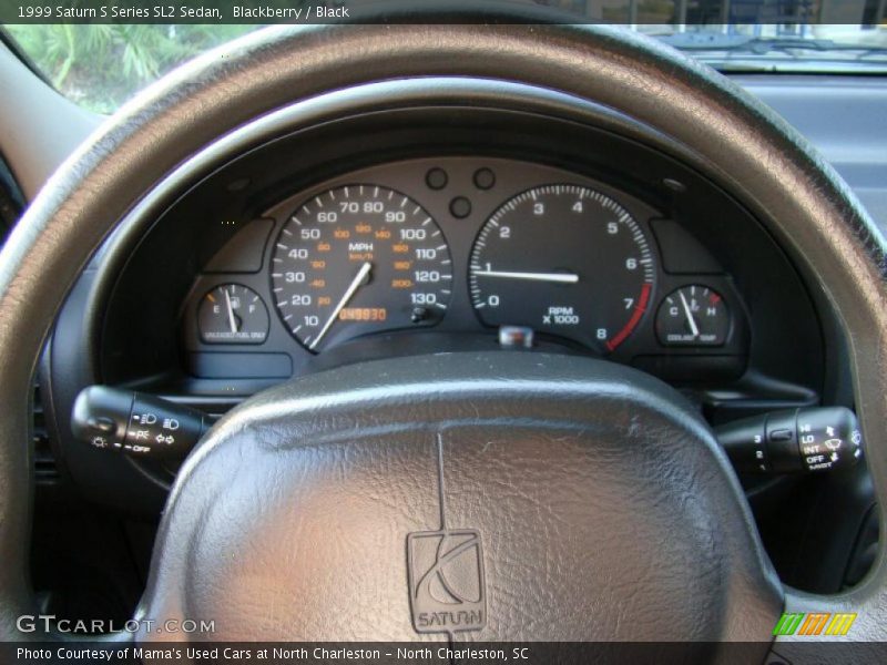 Blackberry / Black 1999 Saturn S Series SL2 Sedan