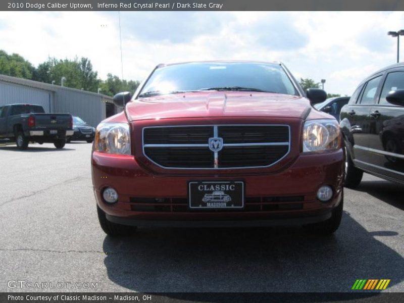 Inferno Red Crystal Pearl / Dark Slate Gray 2010 Dodge Caliber Uptown