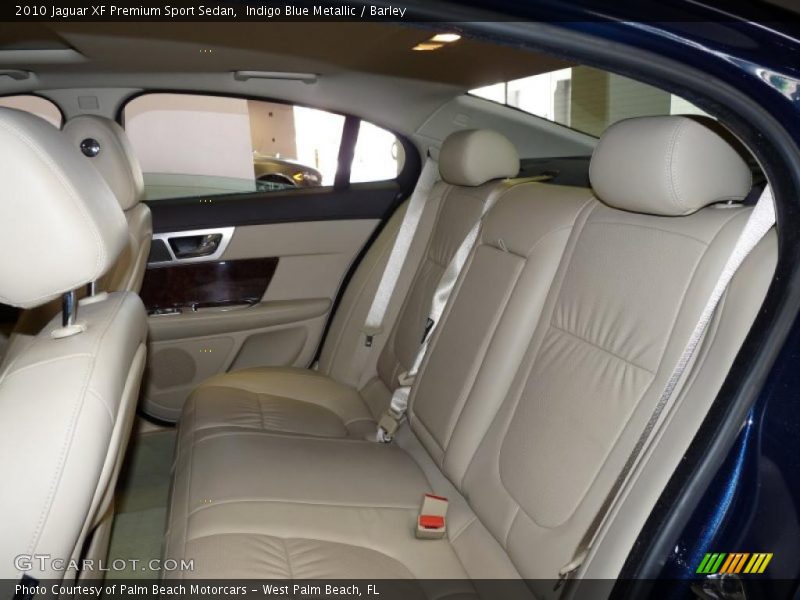 Indigo Blue Metallic / Barley 2010 Jaguar XF Premium Sport Sedan