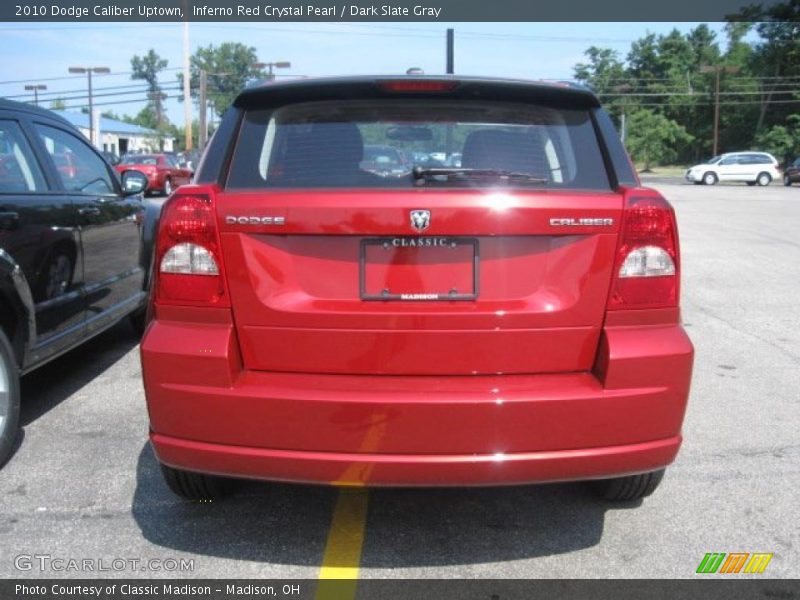 Inferno Red Crystal Pearl / Dark Slate Gray 2010 Dodge Caliber Uptown