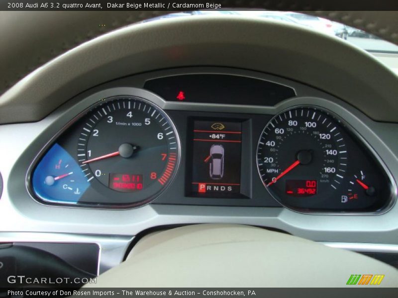Dakar Beige Metallic / Cardamom Beige 2008 Audi A6 3.2 quattro Avant