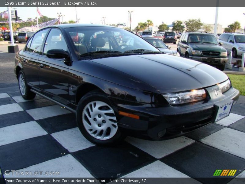 Blackberry / Black 1999 Saturn S Series SL2 Sedan