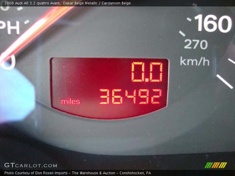 Dakar Beige Metallic / Cardamom Beige 2008 Audi A6 3.2 quattro Avant