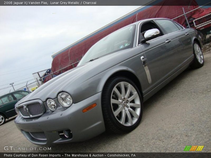 Lunar Grey Metallic / Charcoal 2008 Jaguar XJ Vanden Plas