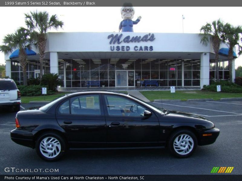 Blackberry / Black 1999 Saturn S Series SL2 Sedan