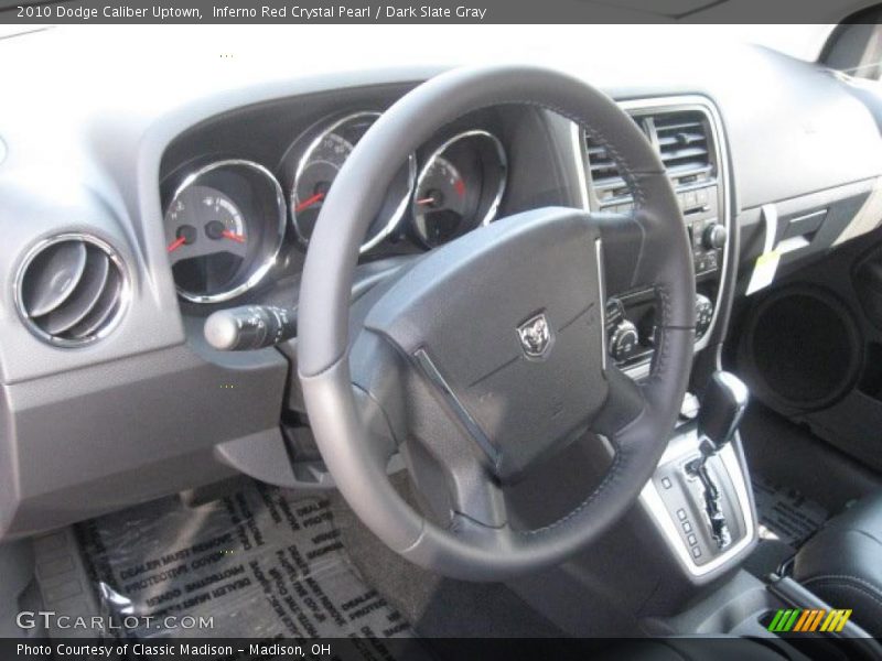Inferno Red Crystal Pearl / Dark Slate Gray 2010 Dodge Caliber Uptown
