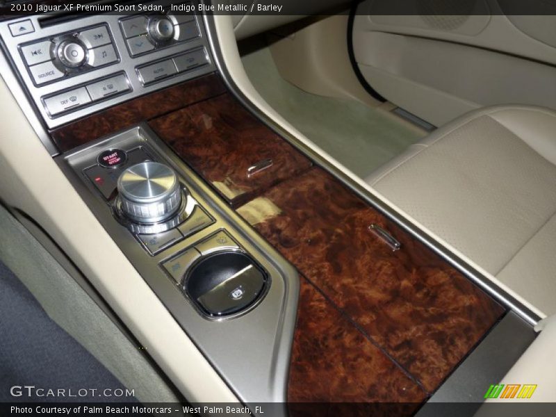 Indigo Blue Metallic / Barley 2010 Jaguar XF Premium Sport Sedan