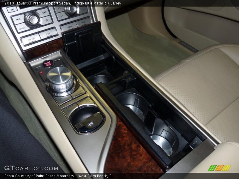 Indigo Blue Metallic / Barley 2010 Jaguar XF Premium Sport Sedan
