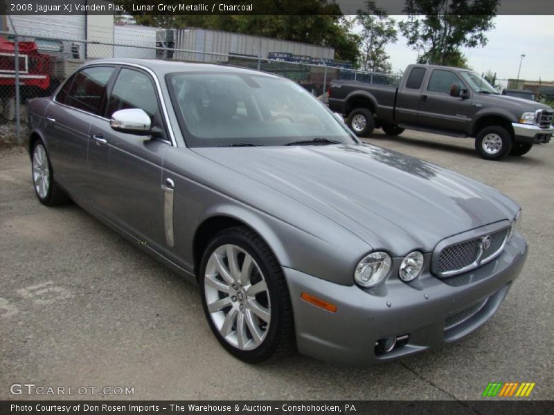 Lunar Grey Metallic / Charcoal 2008 Jaguar XJ Vanden Plas
