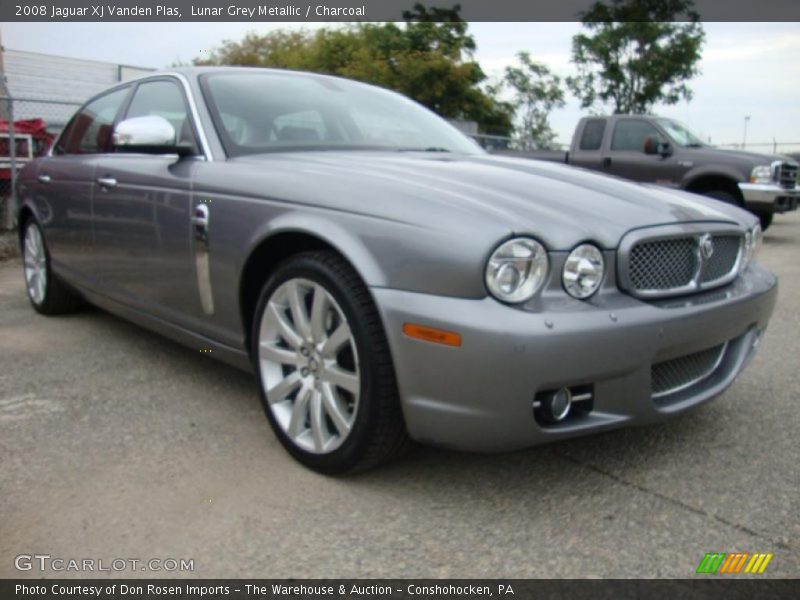 Lunar Grey Metallic / Charcoal 2008 Jaguar XJ Vanden Plas