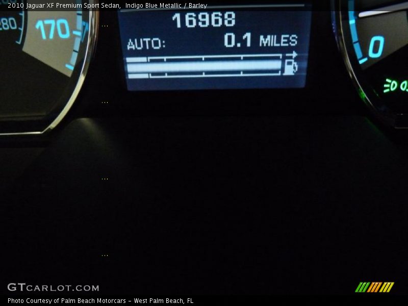 Indigo Blue Metallic / Barley 2010 Jaguar XF Premium Sport Sedan