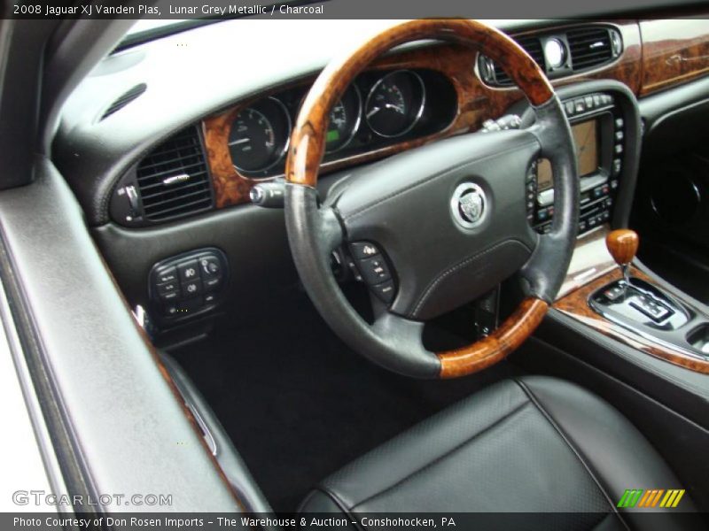 Lunar Grey Metallic / Charcoal 2008 Jaguar XJ Vanden Plas
