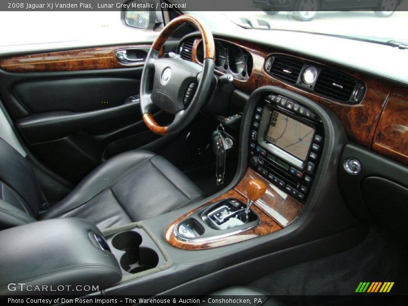 Lunar Grey Metallic / Charcoal 2008 Jaguar XJ Vanden Plas