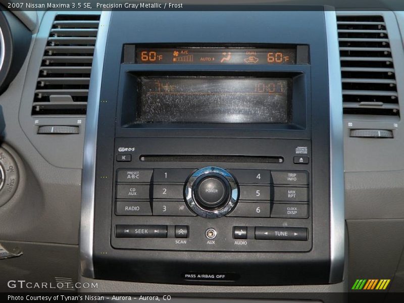 Precision Gray Metallic / Frost 2007 Nissan Maxima 3.5 SE