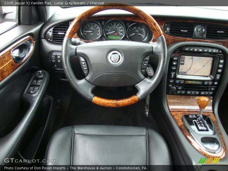 Lunar Grey Metallic / Charcoal 2008 Jaguar XJ Vanden Plas