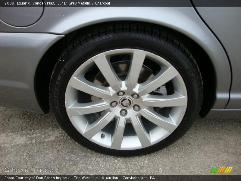 Lunar Grey Metallic / Charcoal 2008 Jaguar XJ Vanden Plas