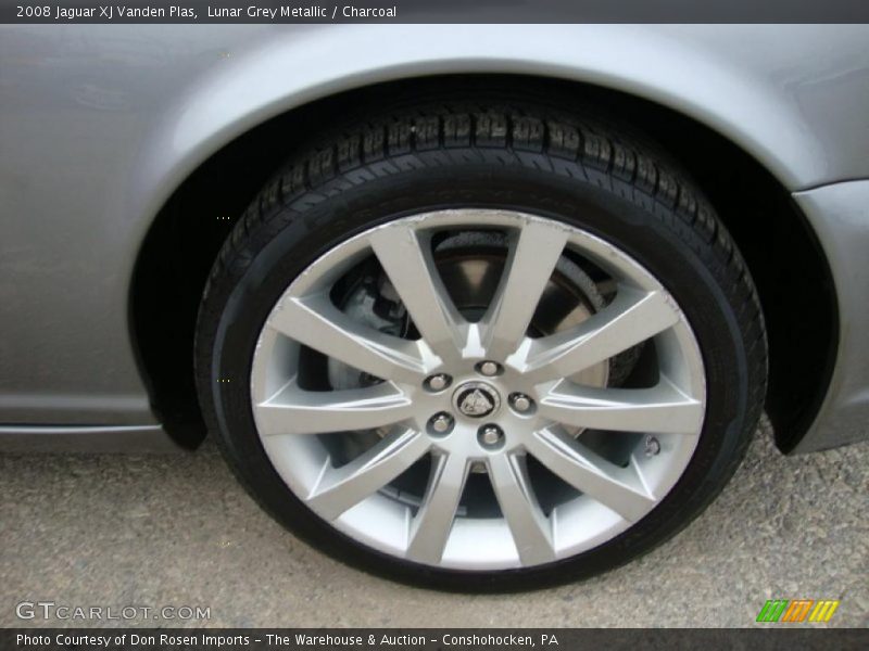 Lunar Grey Metallic / Charcoal 2008 Jaguar XJ Vanden Plas