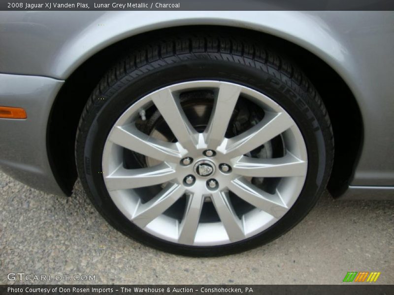 Lunar Grey Metallic / Charcoal 2008 Jaguar XJ Vanden Plas