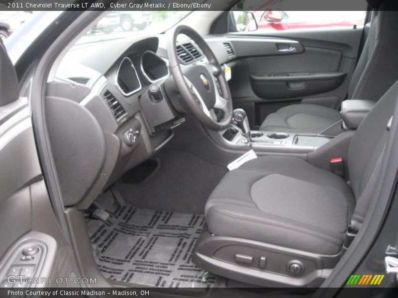 Cyber Gray Metallic / Ebony/Ebony 2011 Chevrolet Traverse LT AWD