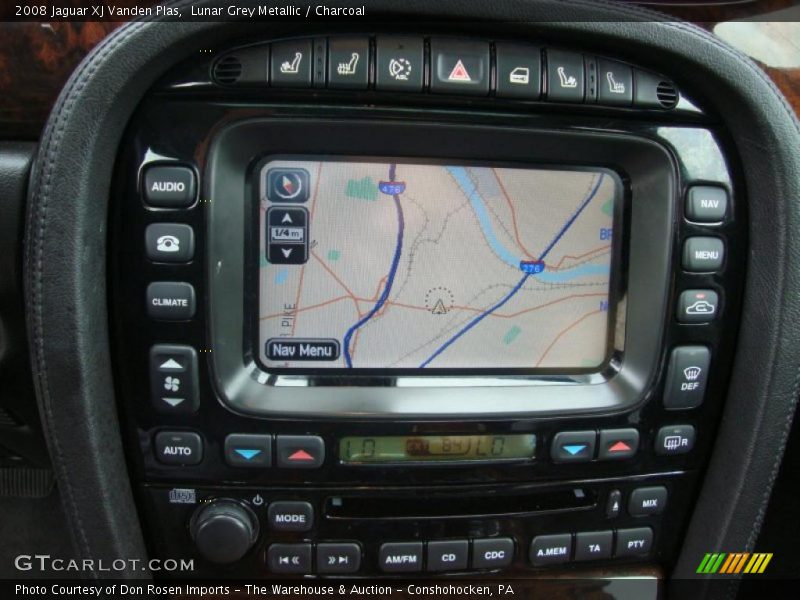 Lunar Grey Metallic / Charcoal 2008 Jaguar XJ Vanden Plas