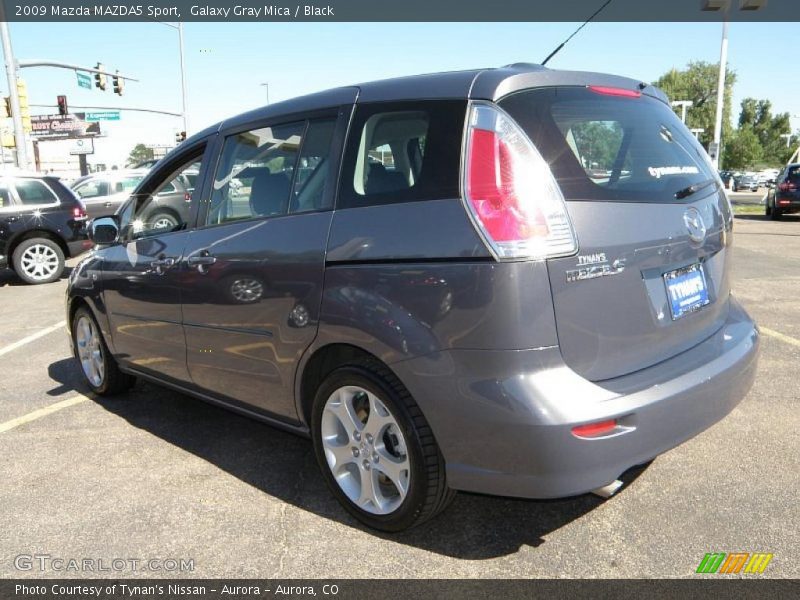 Galaxy Gray Mica / Black 2009 Mazda MAZDA5 Sport