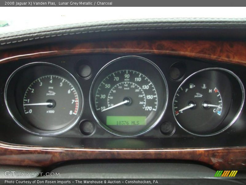 Lunar Grey Metallic / Charcoal 2008 Jaguar XJ Vanden Plas