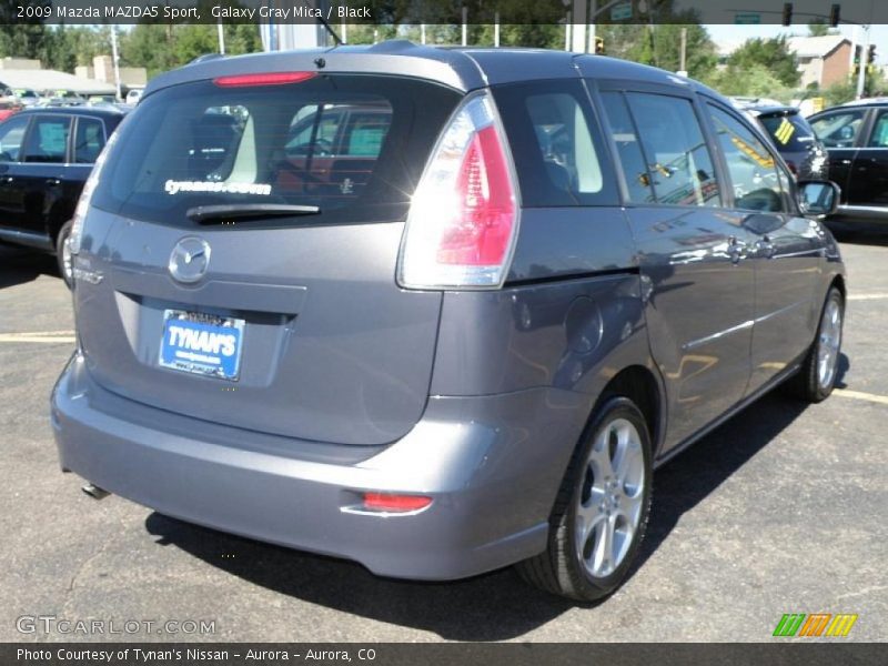 Galaxy Gray Mica / Black 2009 Mazda MAZDA5 Sport