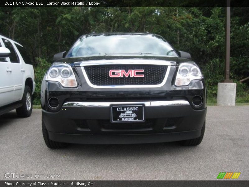 Carbon Black Metallic / Ebony 2011 GMC Acadia SL