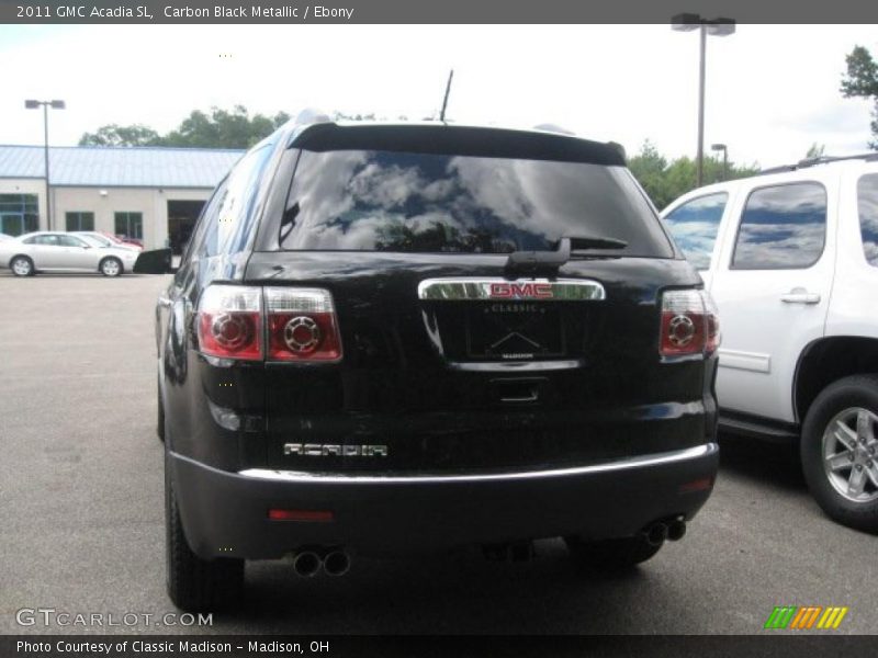 Carbon Black Metallic / Ebony 2011 GMC Acadia SL