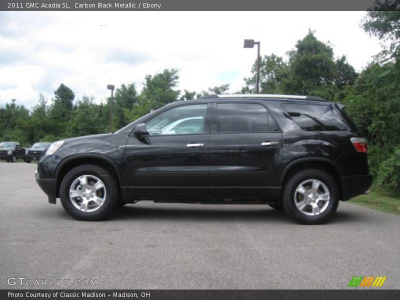 Carbon Black Metallic / Ebony 2011 GMC Acadia SL