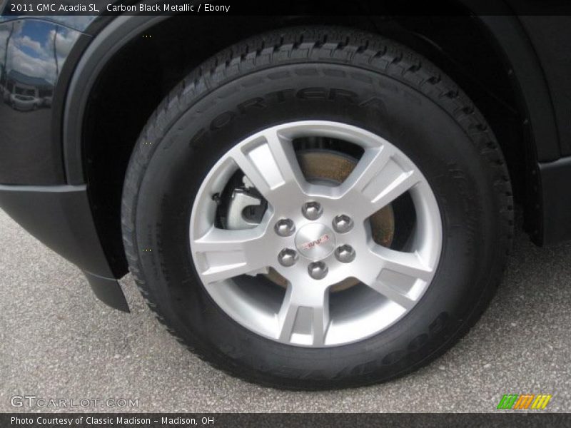 Carbon Black Metallic / Ebony 2011 GMC Acadia SL