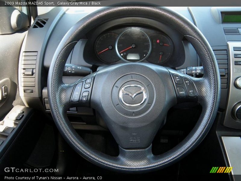 Galaxy Gray Mica / Black 2009 Mazda MAZDA5 Sport