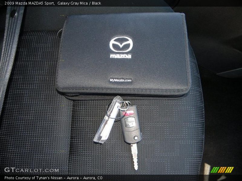Galaxy Gray Mica / Black 2009 Mazda MAZDA5 Sport