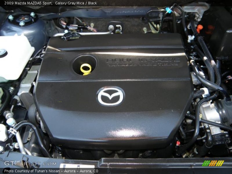 Galaxy Gray Mica / Black 2009 Mazda MAZDA5 Sport
