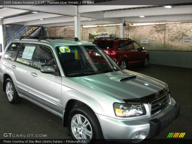 Platinum Silver Metallic / Off Black 2005 Subaru Forester 2.5 XT