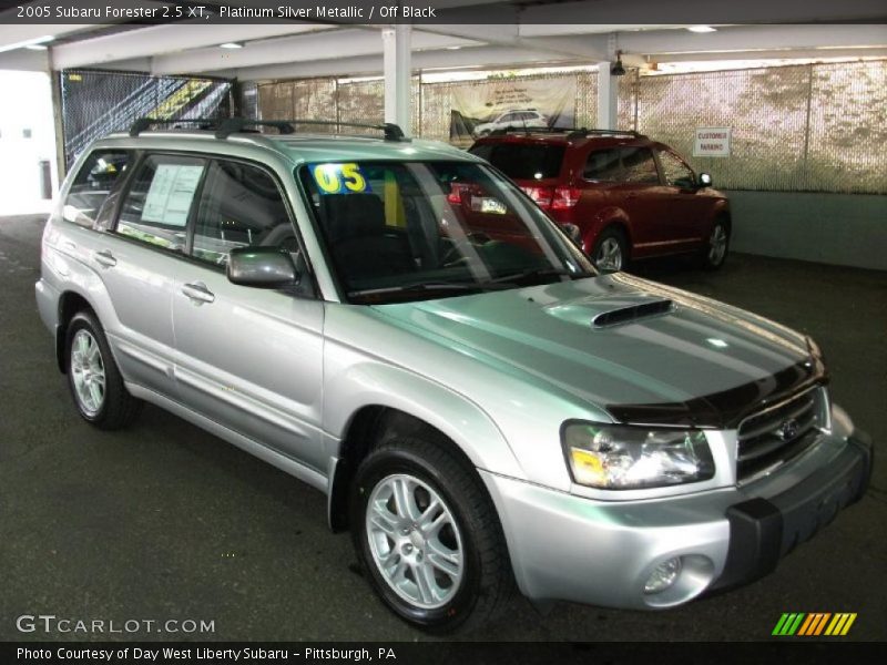 Platinum Silver Metallic / Off Black 2005 Subaru Forester 2.5 XT