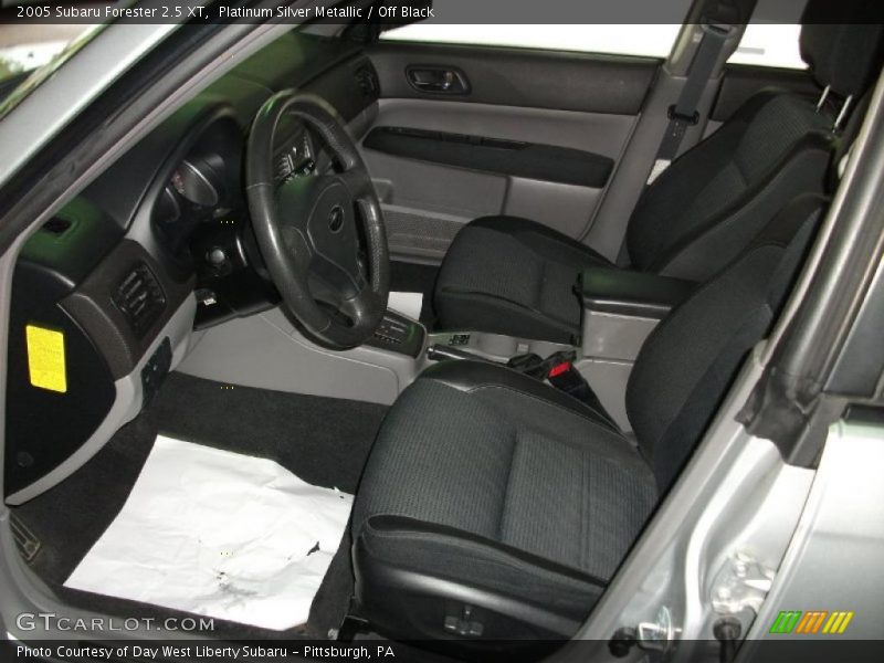 Platinum Silver Metallic / Off Black 2005 Subaru Forester 2.5 XT