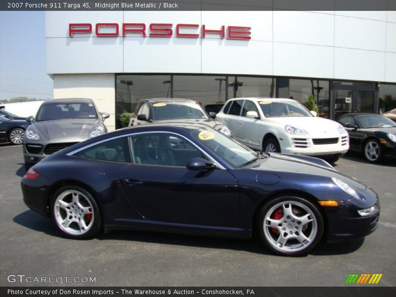 Midnight Blue Metallic / Black 2007 Porsche 911 Targa 4S