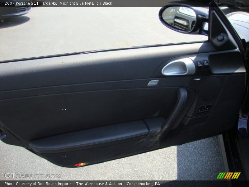 Midnight Blue Metallic / Black 2007 Porsche 911 Targa 4S