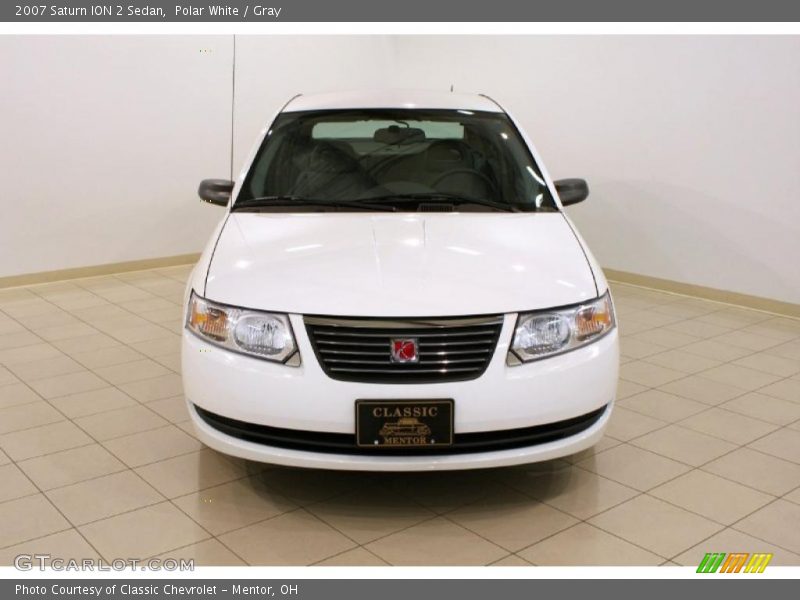 Polar White / Gray 2007 Saturn ION 2 Sedan