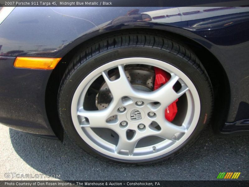 Midnight Blue Metallic / Black 2007 Porsche 911 Targa 4S